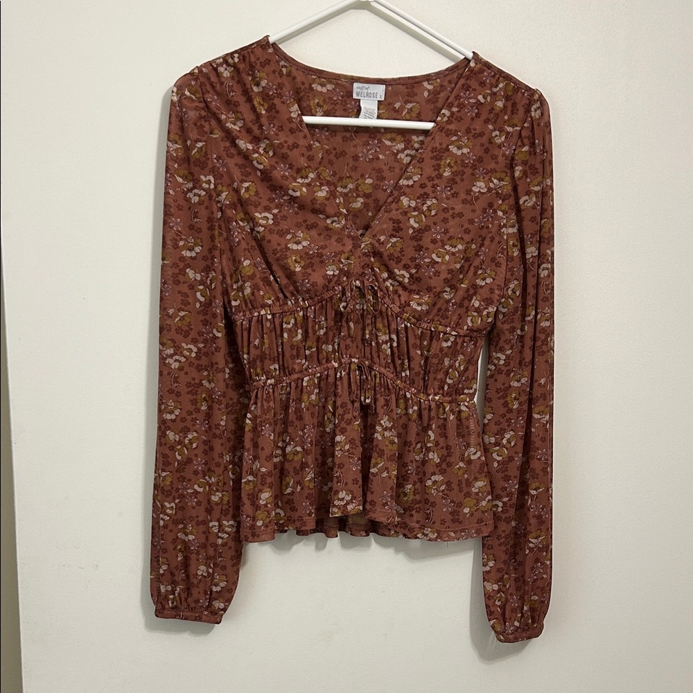 Floral Long Sleeve Top